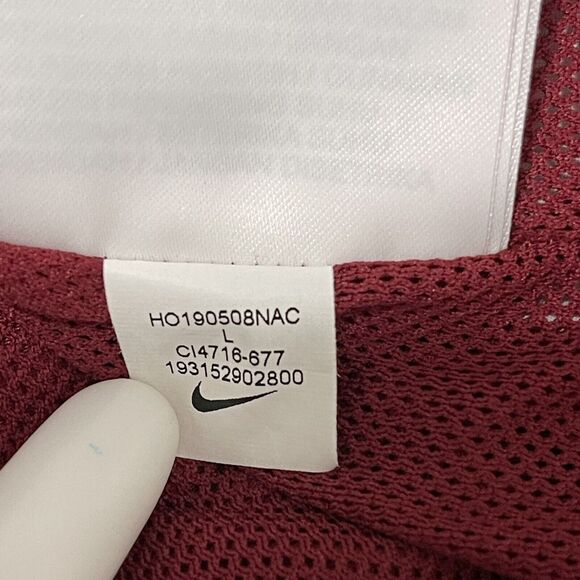 Hebei FC Jacket Mens Large Red Nike Shield Football Soccer Chinese Super League - Picture 7 of 12